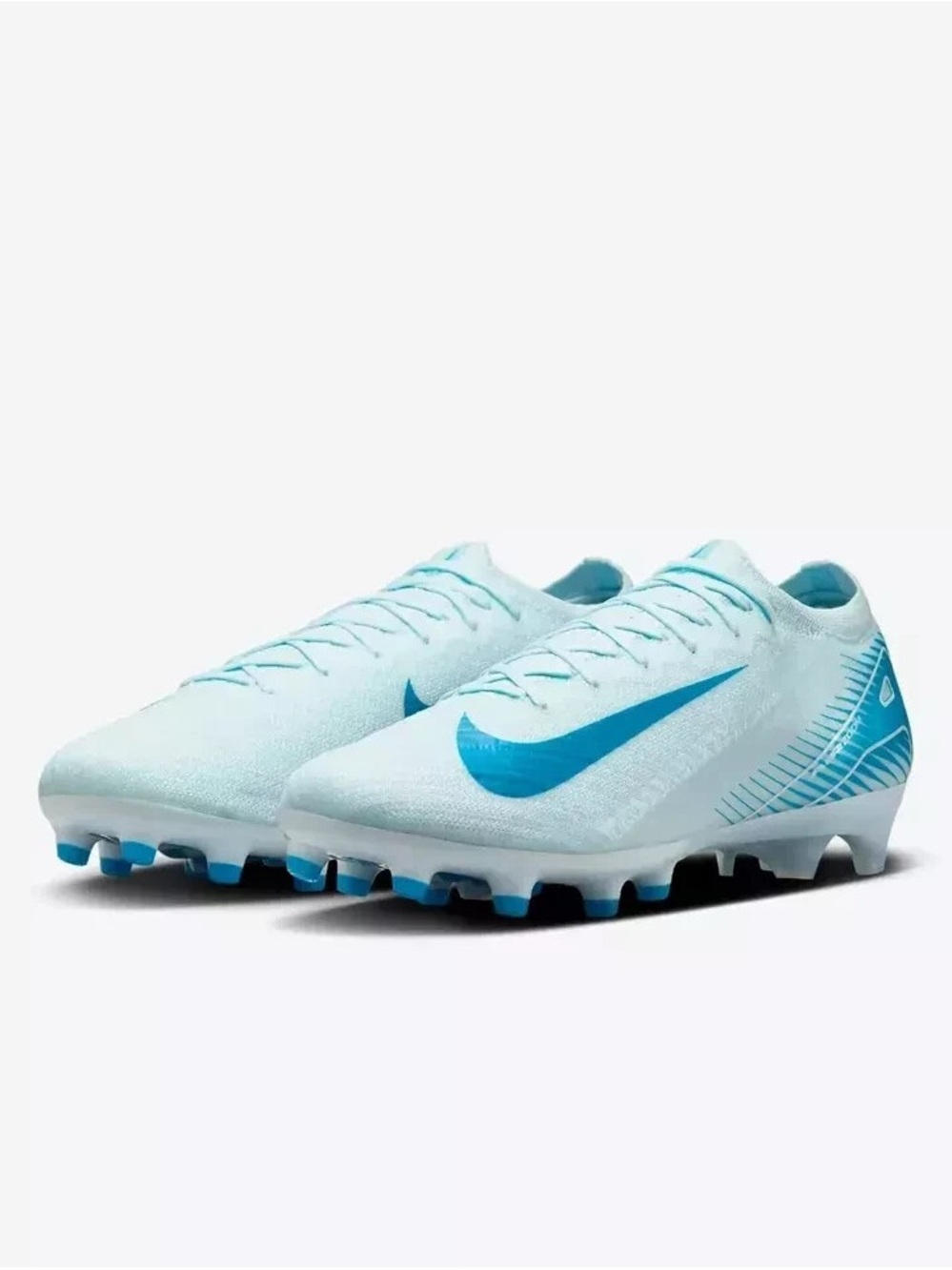 Nike Aqua and Bright Blue Soccer Cleats